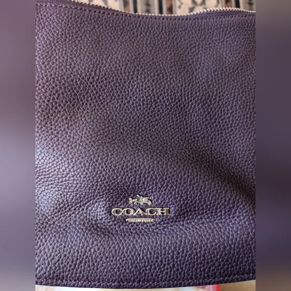 Coach Purple Shoulder Bag - Picture 9 of 16